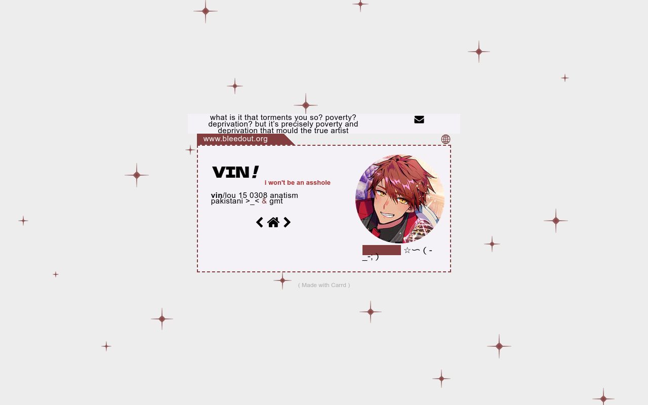 Carrd profile picture for @reporter